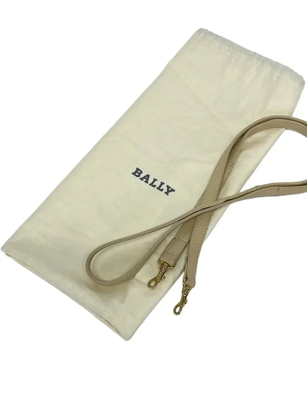BALLY Cream Leather Handbag